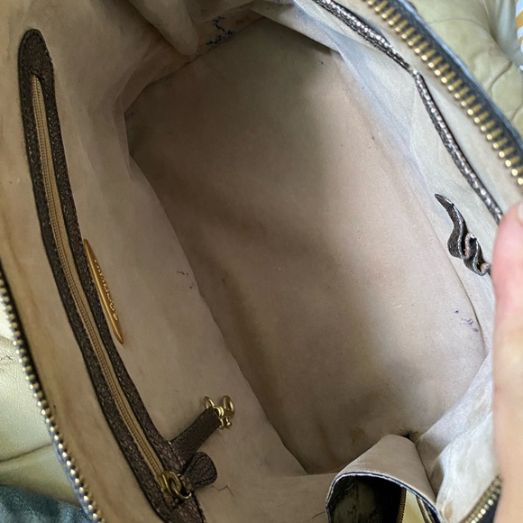 Vintage Brahmin Vivian Satchel & Wallet Set Melbourne Leather Tri-Color - Picture 14 of 15